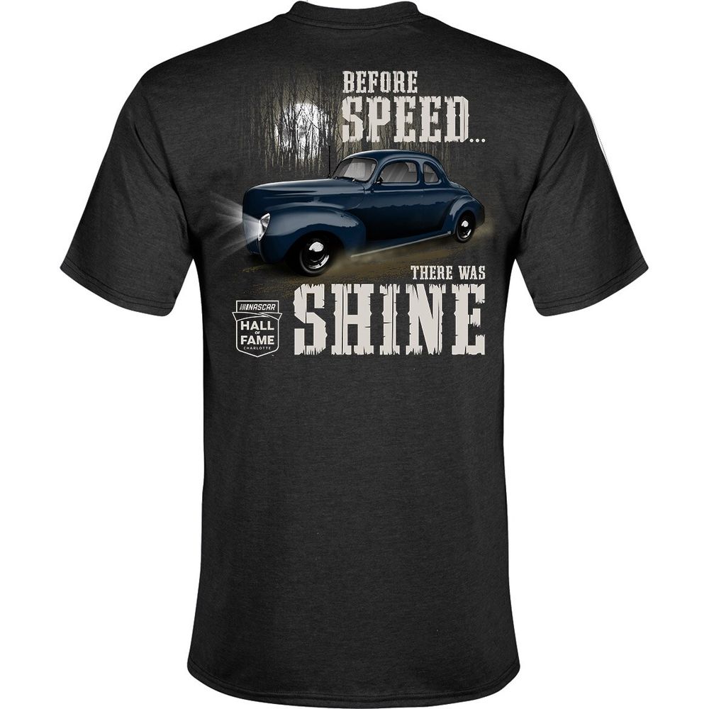 Men's The Game Black NASCAR Hall of Fame Shine T-Shirt