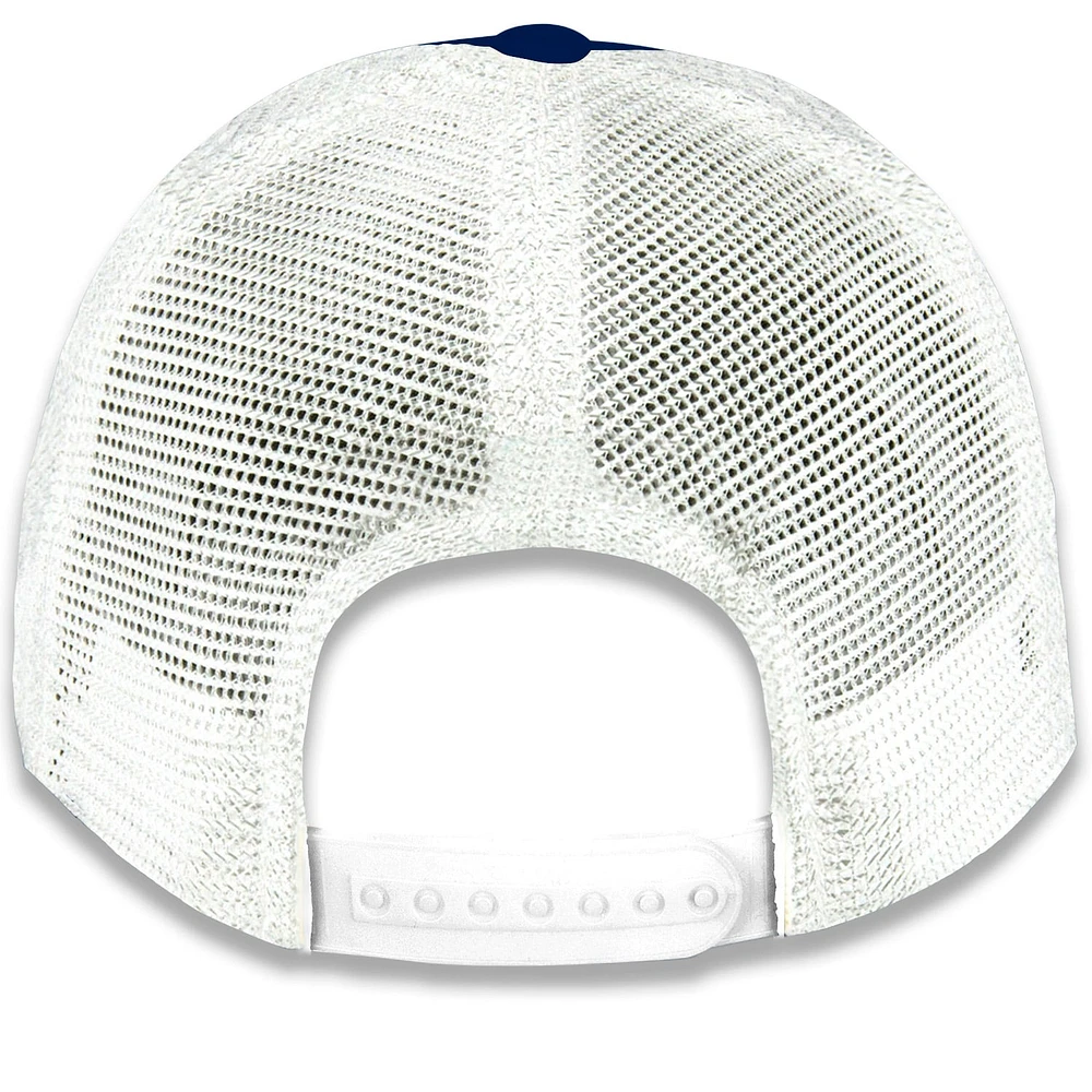 Unisex Checkered Flag Sports Blue NASCAR Trucker Adjustable Hat