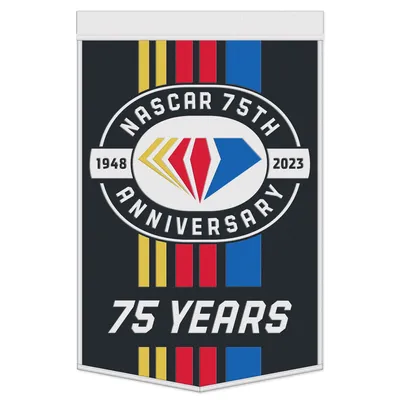 NASCAR WinCraft 75th Anniversary 24'' x 38'' Wool Banner