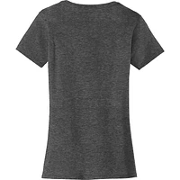 T-shirt à damier pour femmes Sports Heather Charcoal 2024 Clash at the Coliseum