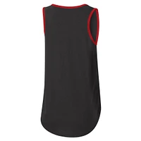 Women's G-III 4Her by Carl Banks Black NASCAR A Game Scoop Neck Tank Top