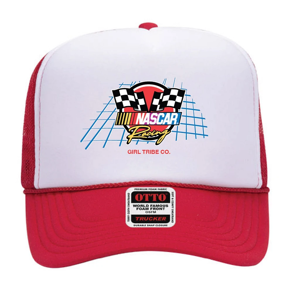Women's Girl Tribe Co. Red NASCAR Trucker Adjustable Hat
