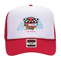 Women's Girl Tribe Co. Red NASCAR Trucker Adjustable Hat