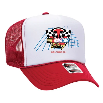 Women's Girl Tribe Co. Red NASCAR Trucker Adjustable Hat
