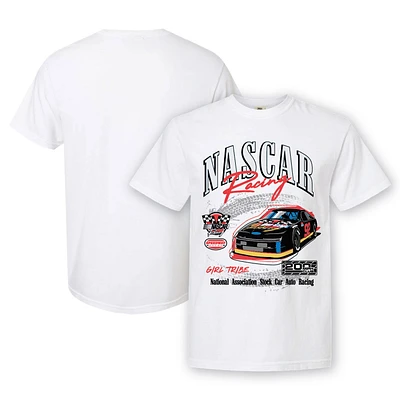 Women's Girl Tribe Co. White NASCAR Racing Speedway T-Shirt