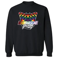 Sweat-shirt noir NASCAR YAAASCAR Pride pour femme