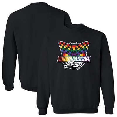 Sweat-shirt noir NASCAR YAAASCAR Pride pour femme