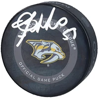 Dante Fabbro Nashville Predators Autographed 2019 Model Official Game Puck