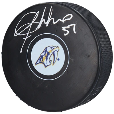 Dante Fabbro Nashville Predators Autographed Hockey Puck