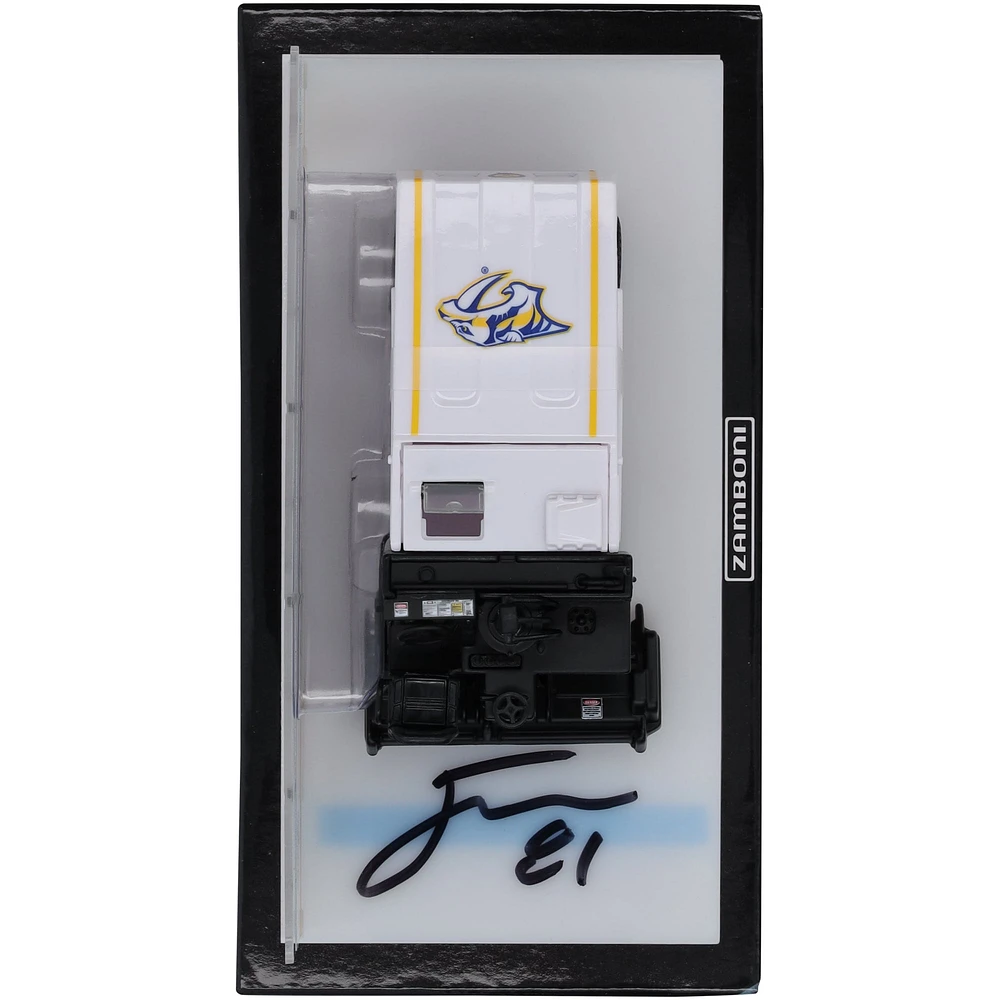 Jonathan Marchessault Nashville Predators Autographed 1:43 Scale Die-Cast Zamboni