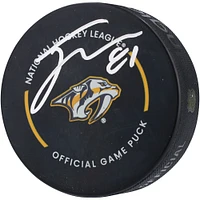 Jonathan Marchessault Nashville Predators Autographed Official Game Puck