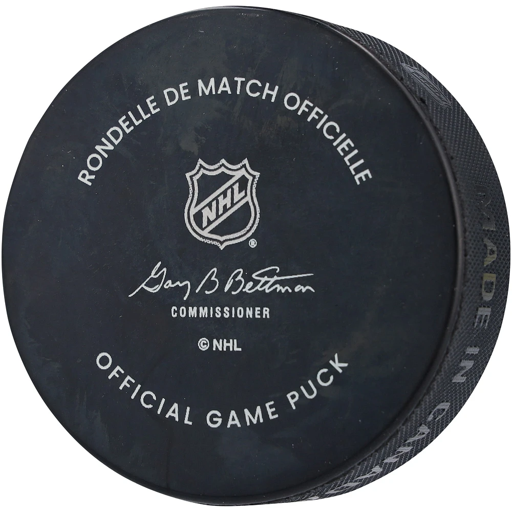 Jonathan Marchessault Nashville Predators Autographed Official Game Puck