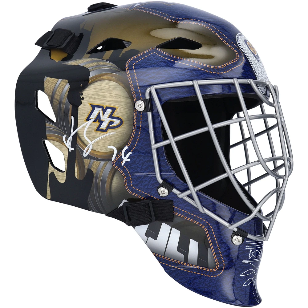 Juuse Saros Nashville Predators Autographed Replica Goalie Mask