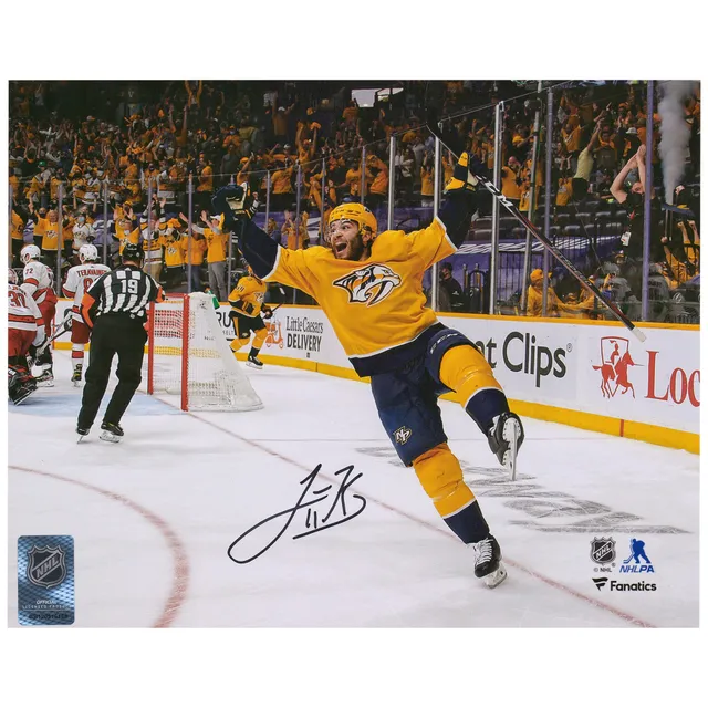 Lids Matt Duchene Nashville Predators Fanatics Authentic Autographed Gold  Fanatics Breakaway Jersey