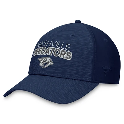 Men's Fanatics  Navy Nashville Predators Authentic Pro Fitted Hat