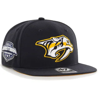 Nashville Predators '47 Sure Shot Captain Snapback Hat - Navy