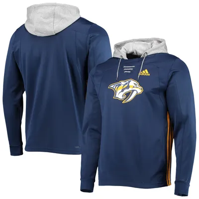 Youth Nashville Predators Gold Ageless Must-Have Lace-Up Pullover