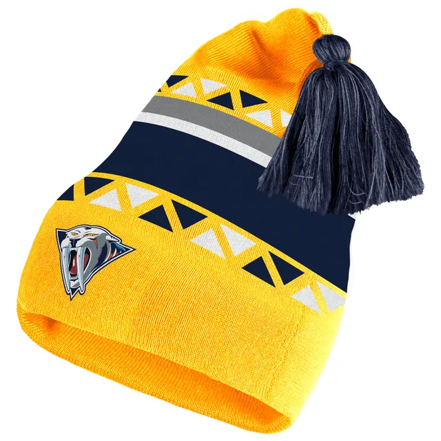 Boston Bruins adidas COLD.RDY Cuffed Knit Hat with Pom - Black