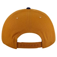 Casquette ajustable Burnett pour homme, couleur marron/bleu marine, des Nashville Predators