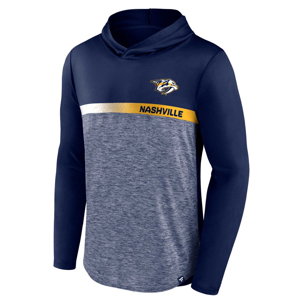 Fanatics Branded Men's Fanatics Branded Navy Nashville Predators Podium  Defender Pullover Hoodie | Coquitlam Centre