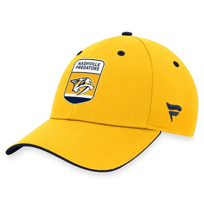 Men's Fanatics  Gold Nashville Predators 2023 NHL Draft Flex Hat