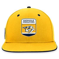 Casquette snapback du repêchage de la LNH 2023 des Predators de Nashville Fanatics Gold pour hommes