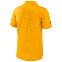 Men's Fanatics  Gold Nashville Predators Authentic Pro Jacquard Polo