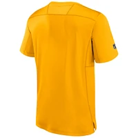 Men's Fanatics  Gold Nashville Predators Authentic Pro Tech T-Shirt