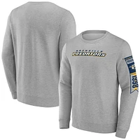 Men's Fanatics Gray Nashville Predators Fleece Pullover Sweatshirt