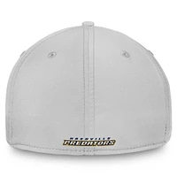 Casquette Fanatics grise pour homme avec logo principal des Predators de Nashville Core Flex