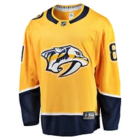 Fanatics pour hommes Jonathan Marchessault jaune Nashville Predators Home Premier Breakaway Player Maillot