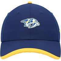 Men's Fanatics Navy/Gold Nashville Predators Authentic Pro Rink Pinnacle Adjustable Hat