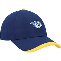 Casquette réglable Fanatics pour hommes, bleu marine/or, Nashville Predators Authentic Pro Rink Pinnacle