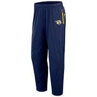 Pantalon de patinoire Authentic Pro des Predators Nashville pour homme, bleu marine