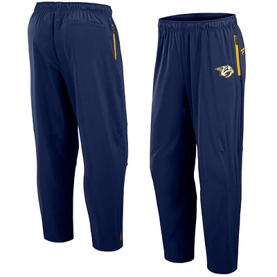 Men's Fanatics Navy Nashville Predators Authentic Pro Rink Pants