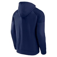 Men's Fanatics  Navy Nashville Predators Iconic Defender Raglan Pullover Hoodie