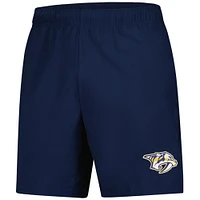 Men's Fanatics  Navy Nashville Predators Tech Training Shorts