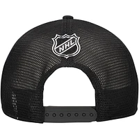 Casquette ajustable de camionneur d'appréciation militaire pour hommes Fanatics Olive Nashville Predators