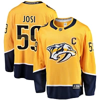 Men's Fanatics Roman Josi Gold Nashville Predators Breakaway - Player Jersey