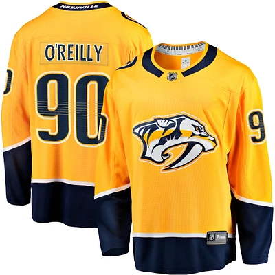 Fanatics pour hommes Ryan O'Reilly Gold Nashville Predators Maillot de joueur échappé à domicile Premier