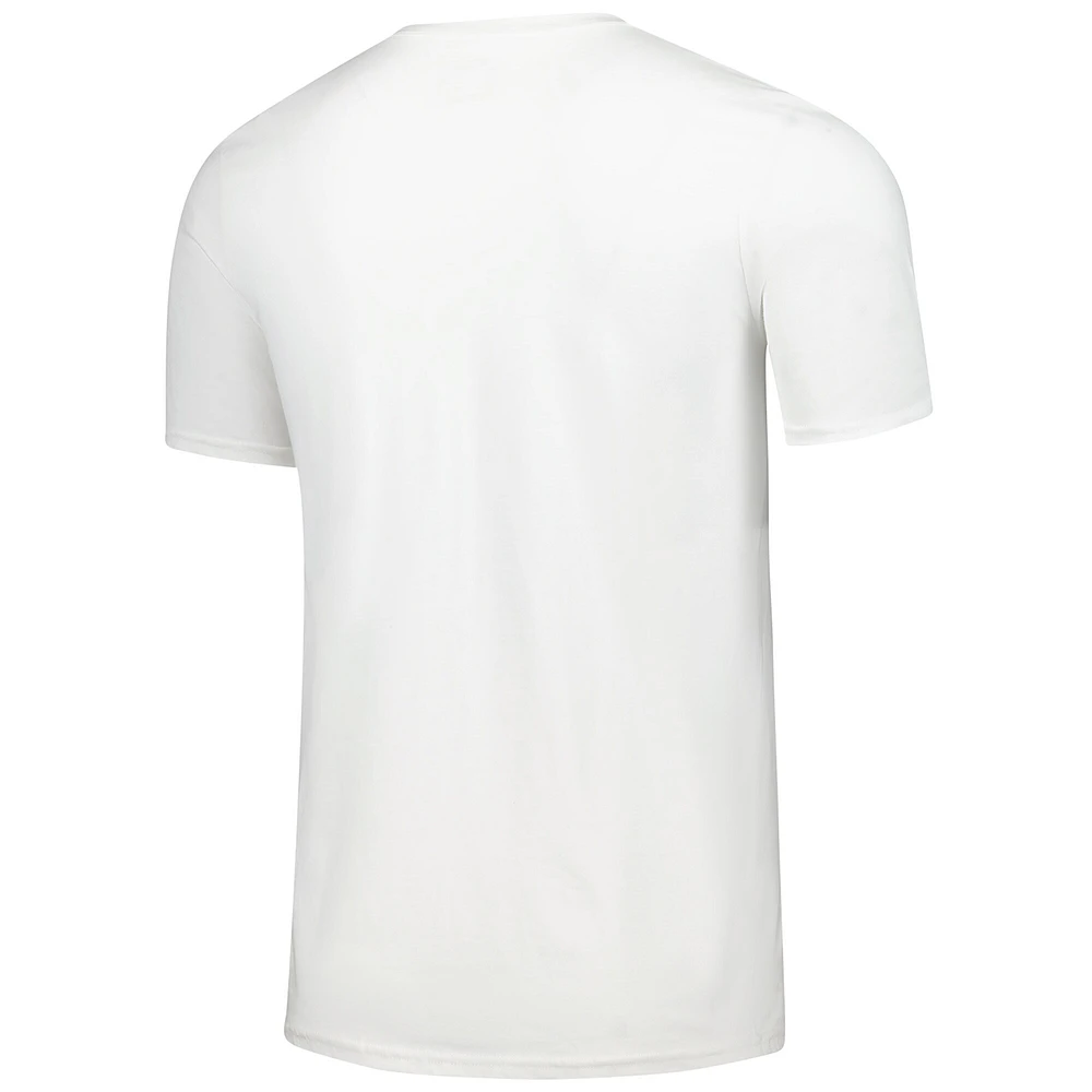 T-shirt blanc authentique pour homme Fanatics Nashville Predators Pro Hockey Fights Cancer