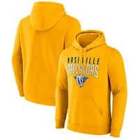 Sweat à capuche jaune Nashville Predators Fanatics pour hommes, édition spéciale 2.0 avec mot-symbole