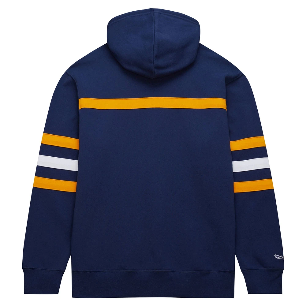 Chandail à capuchon bleu marine Mitchell & Ness pour hommes des Predators de Nashville