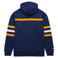 Chandail à capuchon bleu marine Mitchell & Ness pour hommes des Predators de Nashville