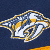 Chandail à capuchon bleu marine Mitchell & Ness pour hommes des Predators de Nashville