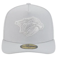 Casquette ajustée A-Frame 59FIFTY pour homme avec pack de couleurs Nashville Predators New Era gris