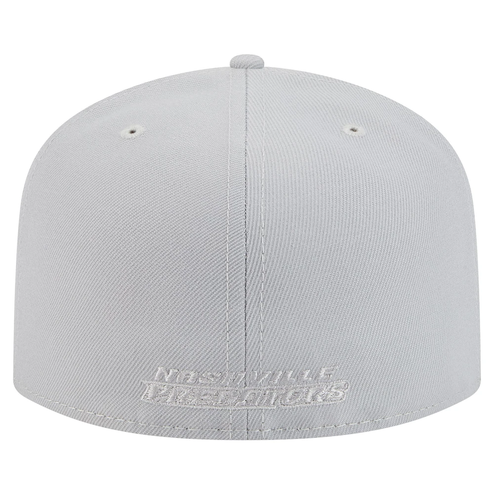 Casquette ajustée A-Frame 59FIFTY pour homme avec pack de couleurs Nashville Predators New Era gris