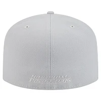 Casquette ajustée A-Frame 59FIFTY pour homme avec pack de couleurs Nashville Predators New Era gris