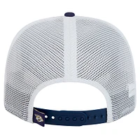 Casquette extensible à boutons-pression Nashville Predators Core Trucker 9SEVENTY de New Era pour homme, bleu marine