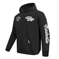 Men's Pro Standard  Black Nashville Predators Paint the City Pullover Hoodie